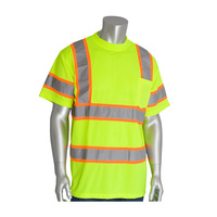 CLASS 3 SHORT SLEEVE T-SHIRT, CREW NECK, CHEST POCKET,